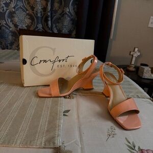 Est. 1946 Women's Coral Slingback Wedge Heels